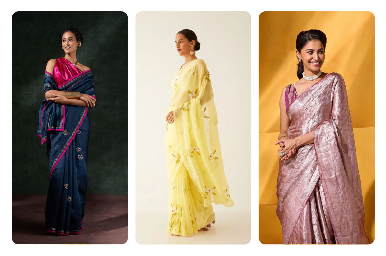 Tips for Wearing an Organza Saree with Ease 