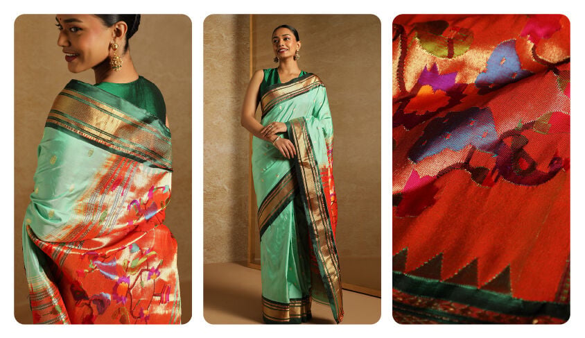 Discover the Bright World of Paithani Weaves