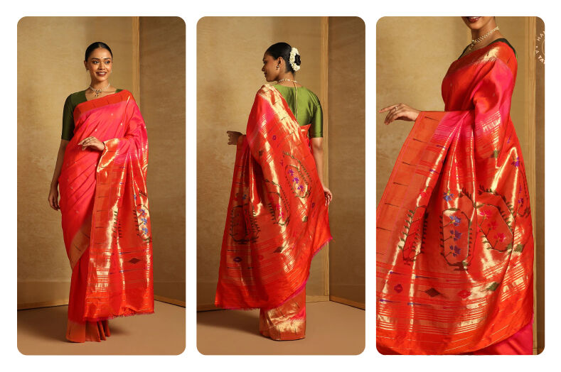 Paithani Silk Sarees: colours, designs, and how to choose yours!