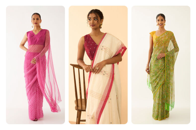 5 Must-Have Lightweight Sarees for the Perfect Summer Wardrobe