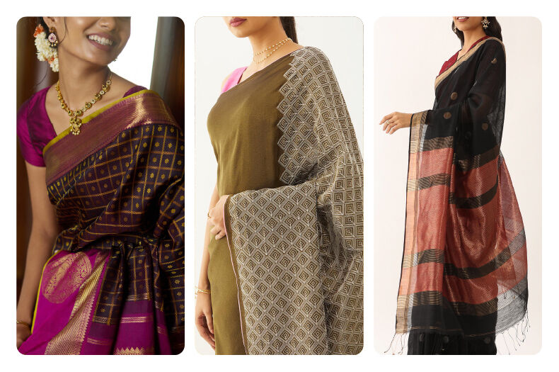 Luxurious Saree Fabrics From Taneira to Elevate Your Makar Sankranti Celebration