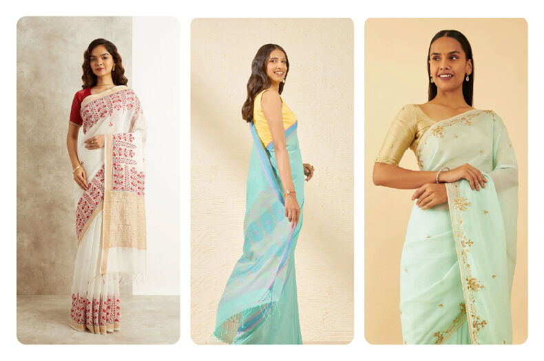 Pastel Sarees: Taneira's Best Picks for This Summer 