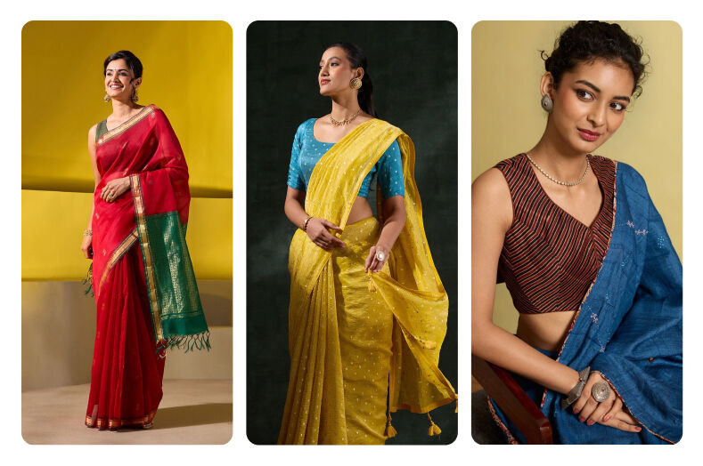 A practical guide to styling heavy sarees comfortably in summer
