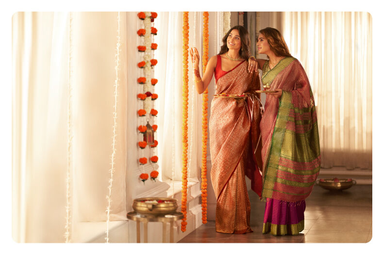 Surprise Your Wife with Taneira's Exclusive Karwa Chauth Sarees