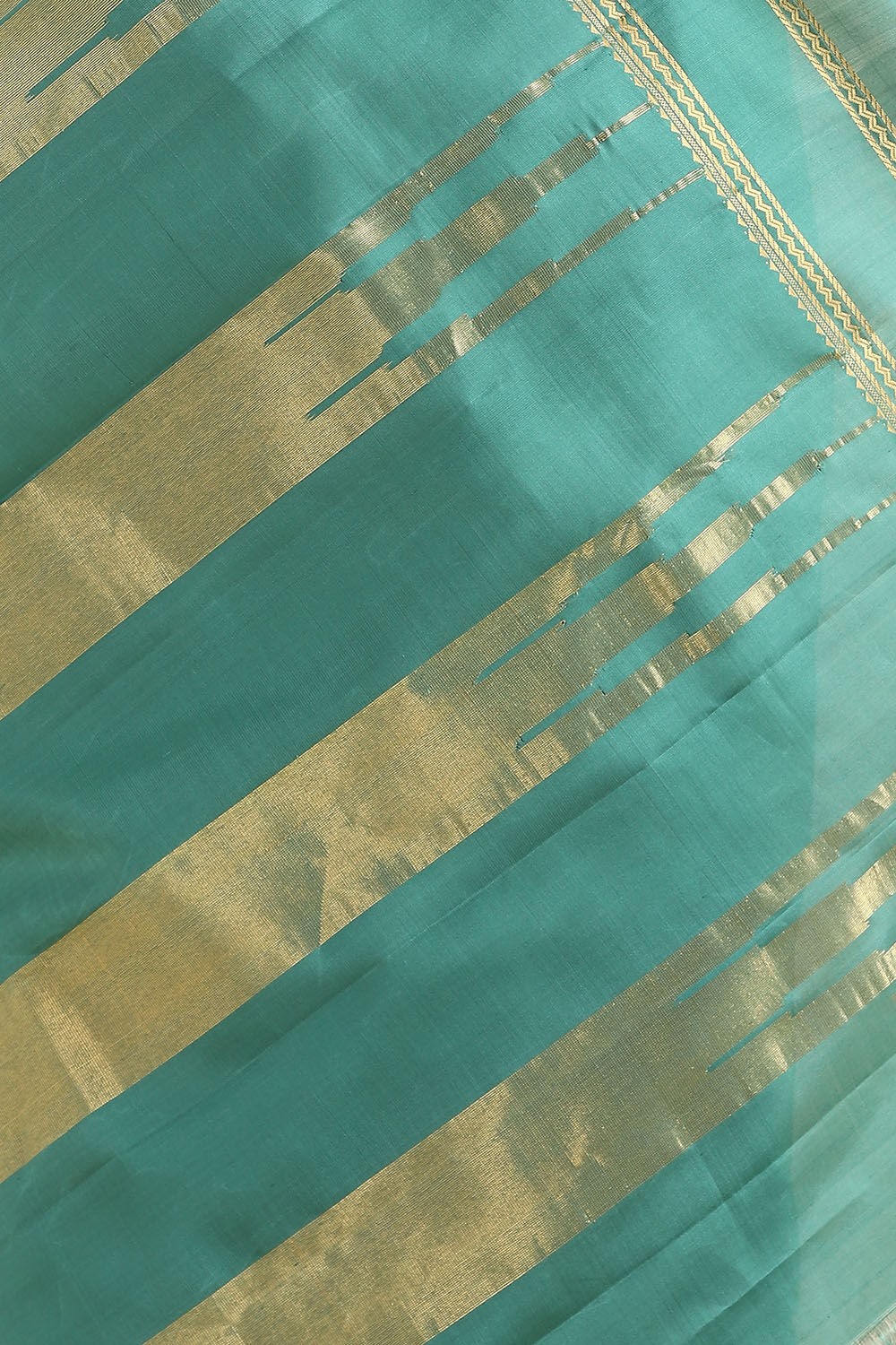 Light Green Pure Silk Kanjivaram inspired Saree image number null