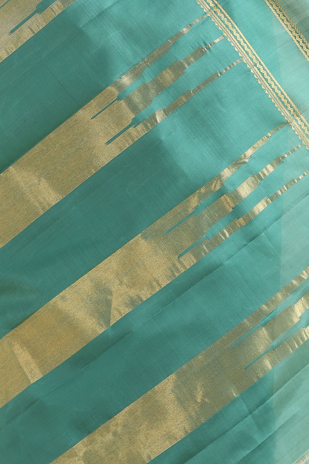 Light Green Pure Silk Kanjivaram inspired Saree image number null
