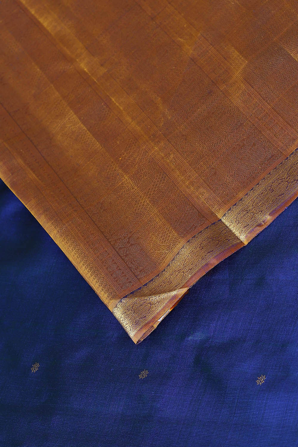 Blue Pure Silk Kanjivaram Saree image number null