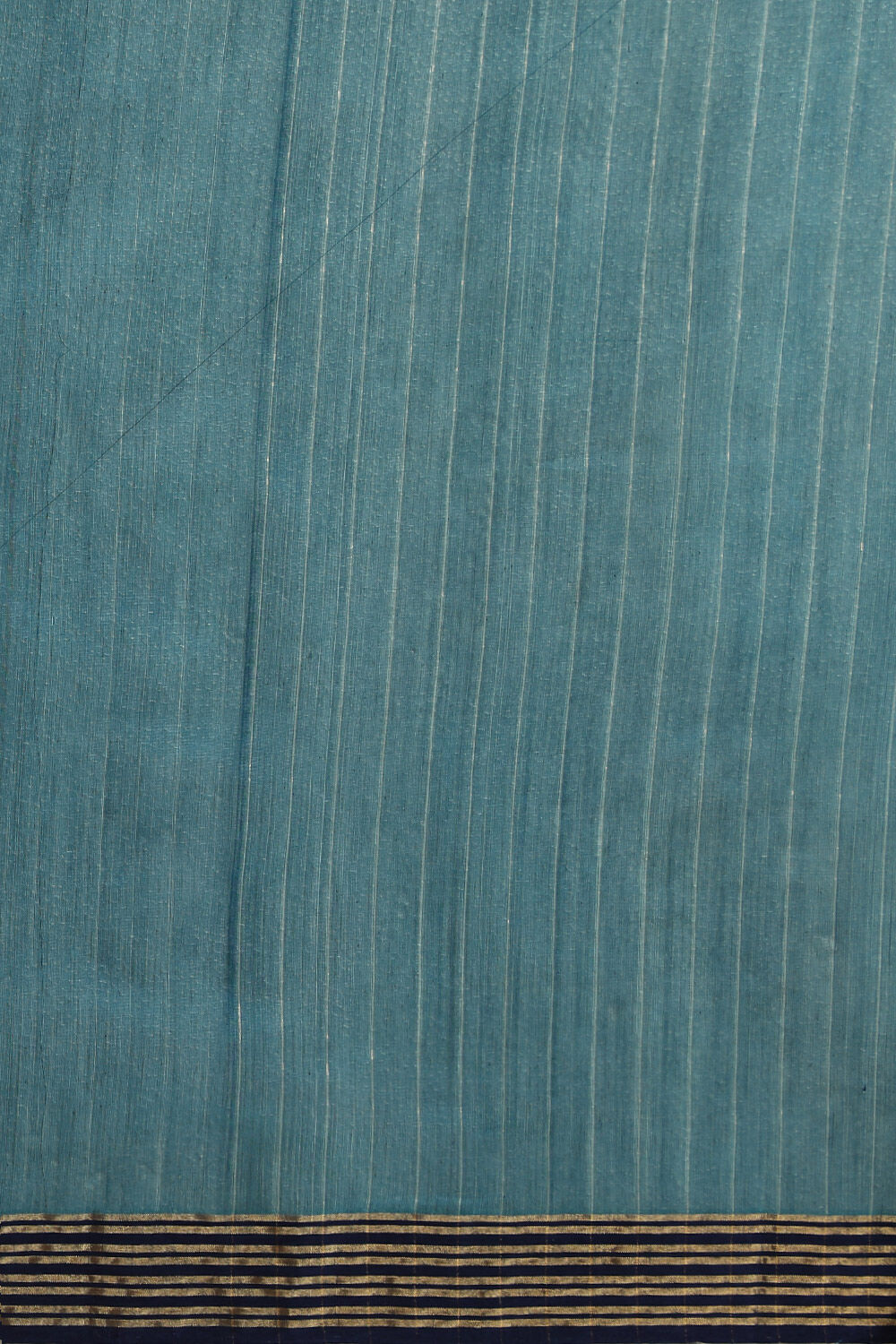 Blue Woven Pure Silk Cotton Chanderi Saree image number null