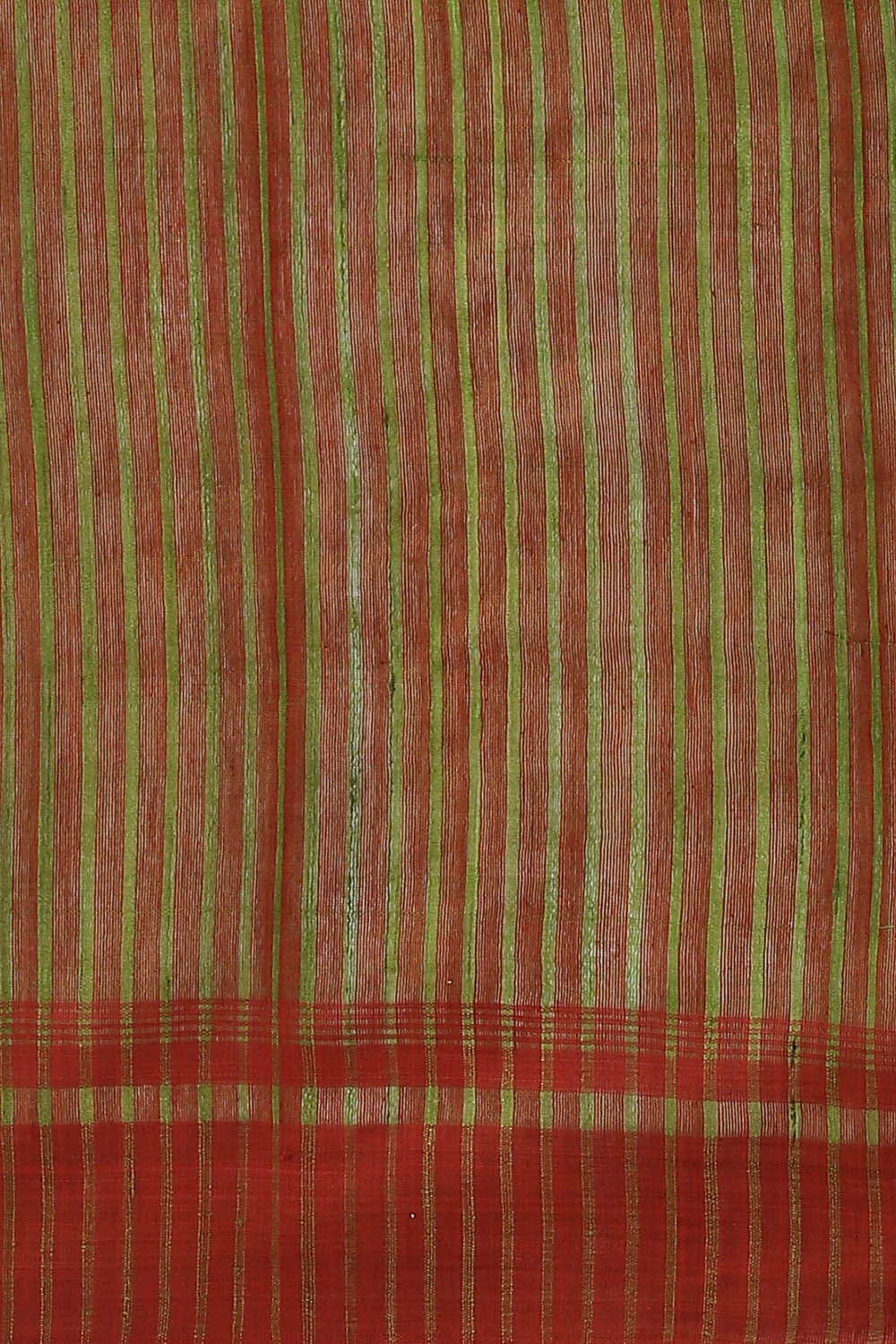 Green Pure Tussar Silk Bhagalpuri Saree image number null