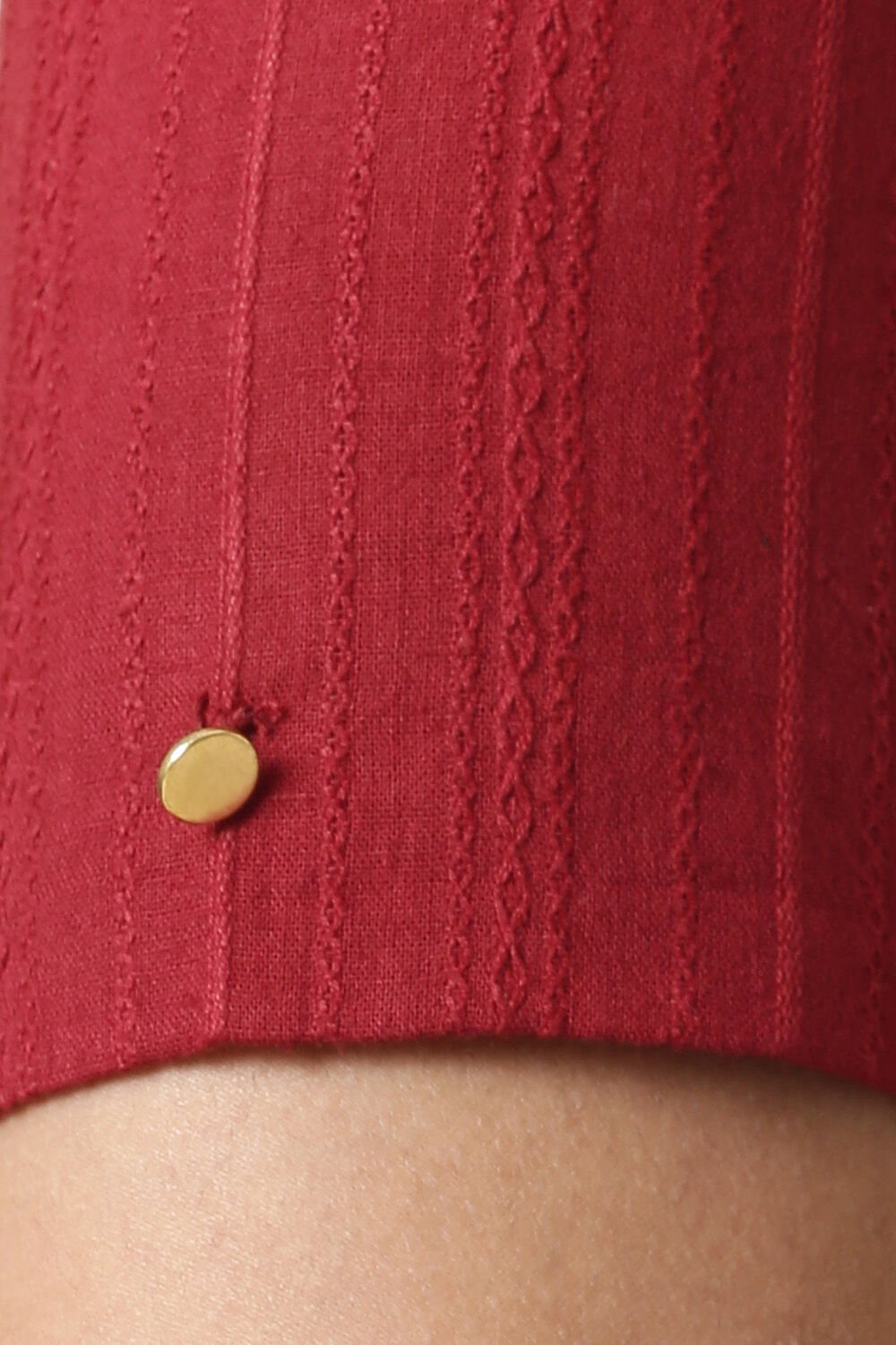 Red Cotton Blouse image number null