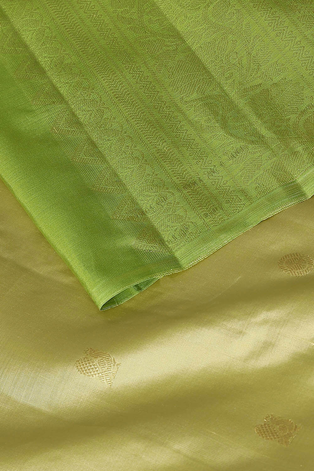 Light Yellow Pure Silk Kanjivaram Saree image number null