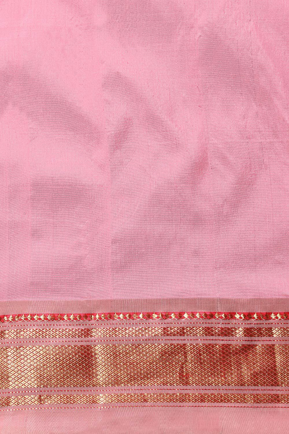 Pink Pure Silk Paithani Saree image number null