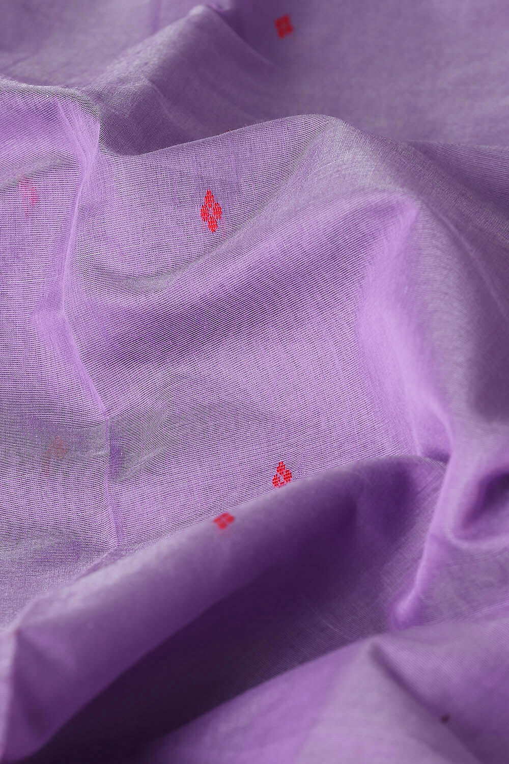 Purple Pure Silk Cotton Chanderi Saree image number null
