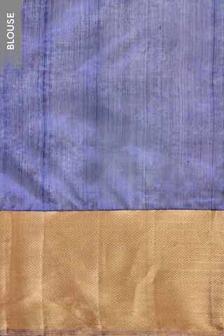 Dark Blue Eknaliya Pure Silk Chanderi Saree thumbnail image number null
