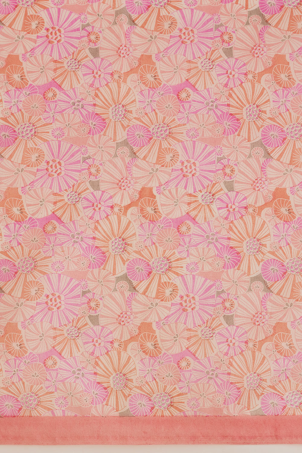Light Pink Pure Silk Cotton Printed Saree image number null