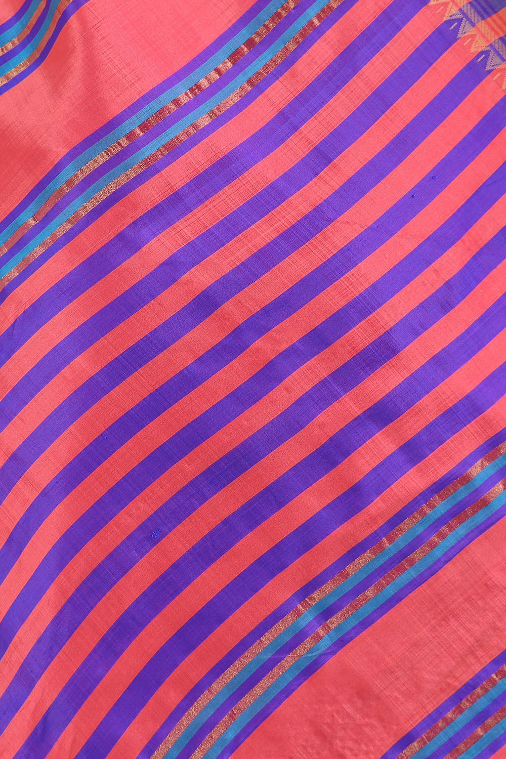 Blue Pure Silk Woven Saree image number null