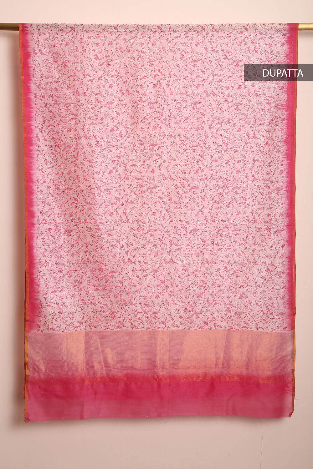 Pink Woven Pure Cotton Suit Set image number null