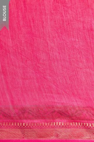Pink Rajasthan Pure Silk Cotton Printed Sanganeri Saree thumbnail image number null