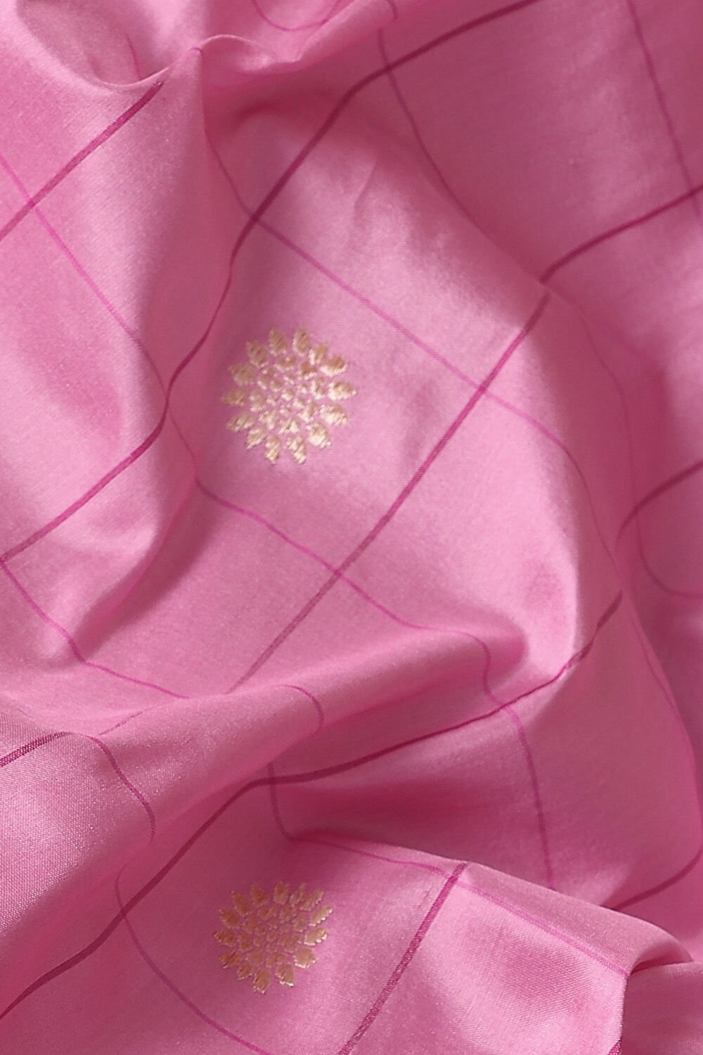 Light Pink Pure Silk Banarasi Saree image number null