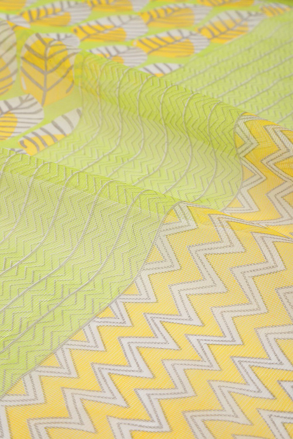 Green Screen printed Pure Silk Cotton Saree image number null