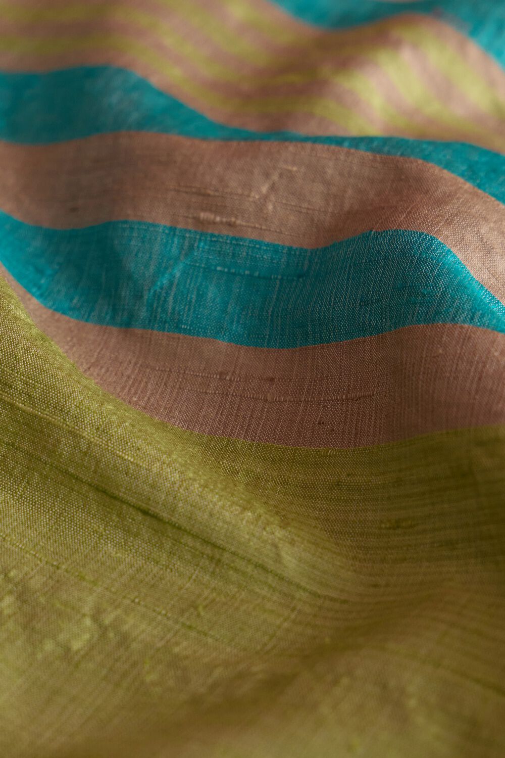 Beige Pure Tussar Silk Bhagalpur Woven Saree image number null