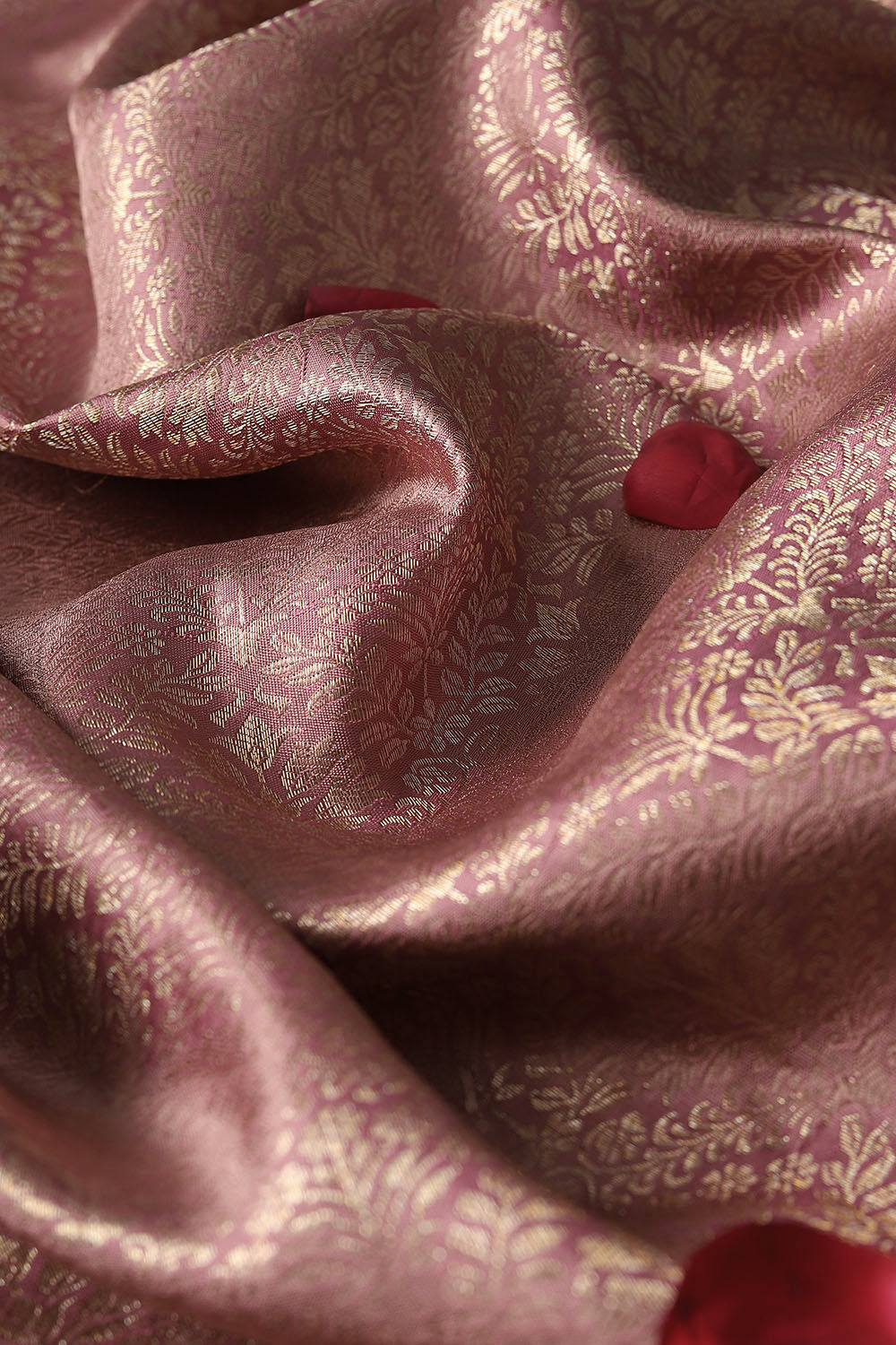Pink Pure Silk Kanjivaram Saree image number null
