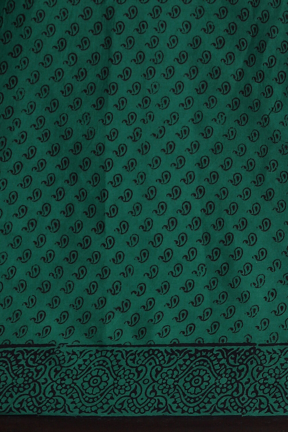 Light Green Pure Cotton Bagh Printed Saree image number null