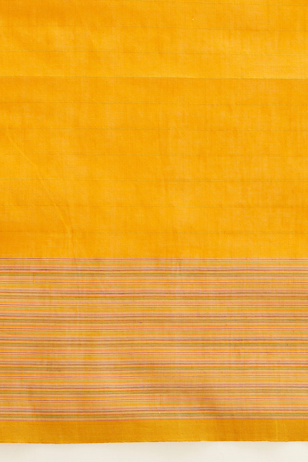 Orange Pure Cotton Bengal Saree image number null