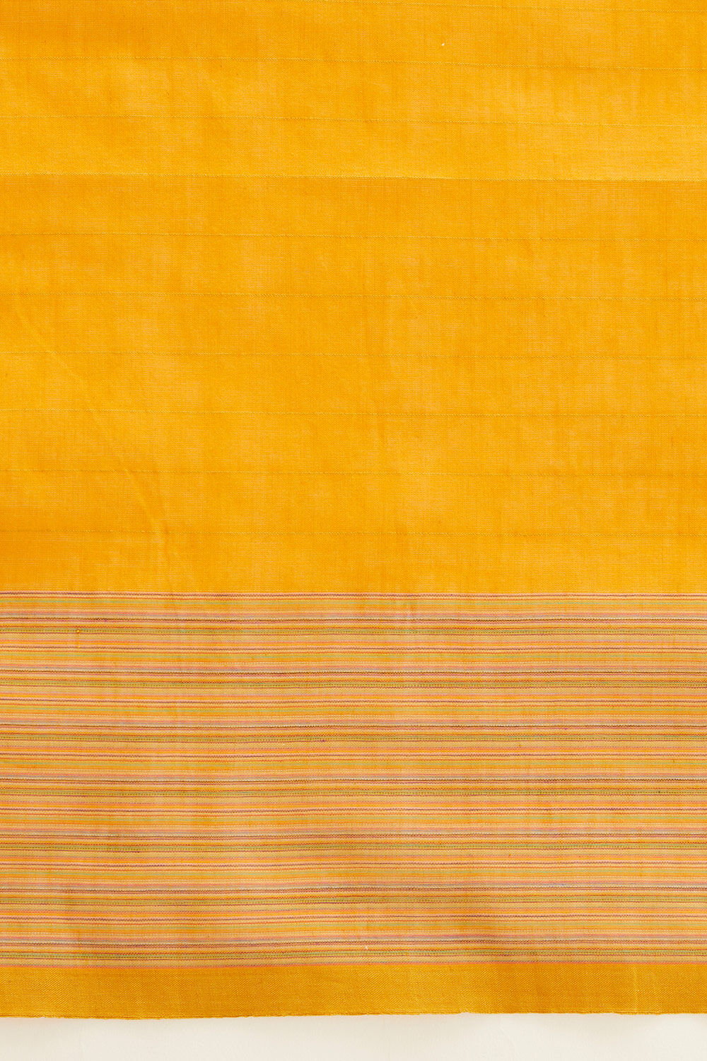 Orange Pure Cotton Bengal Saree image number null