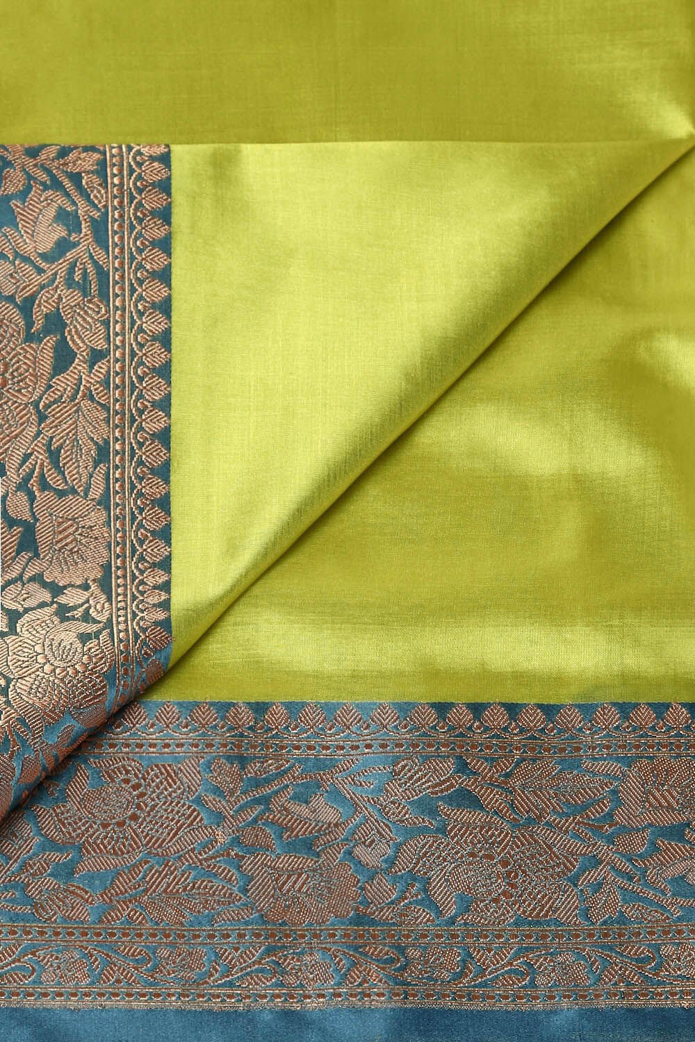Light Blue Pure Silk Banarasi Saree image number null