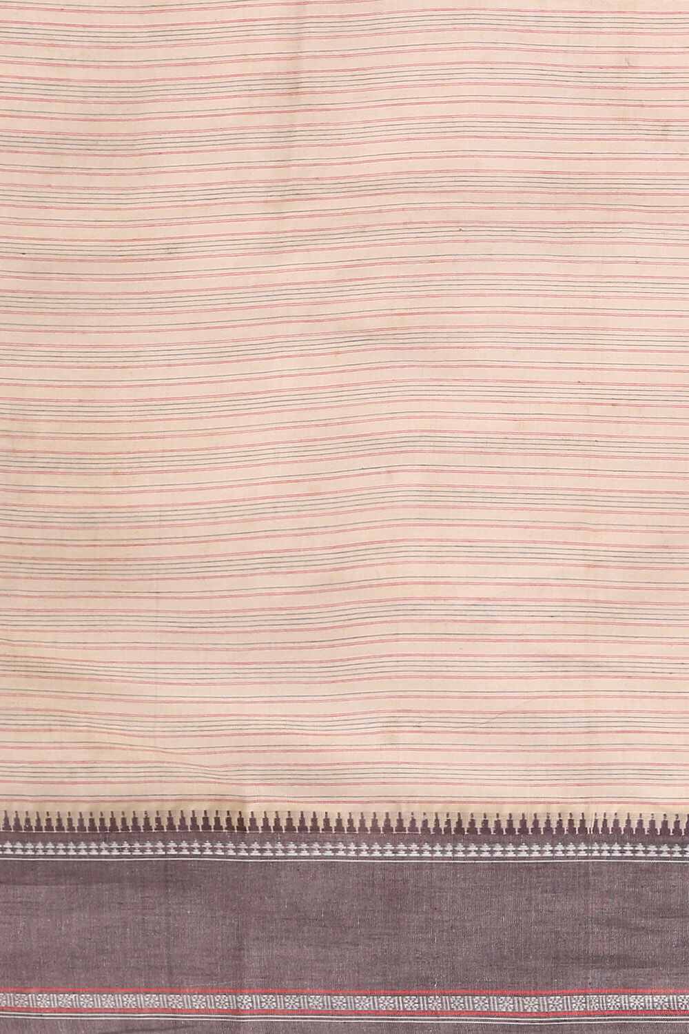 Beige Pure Cotton Naranyanpet Saree image number null