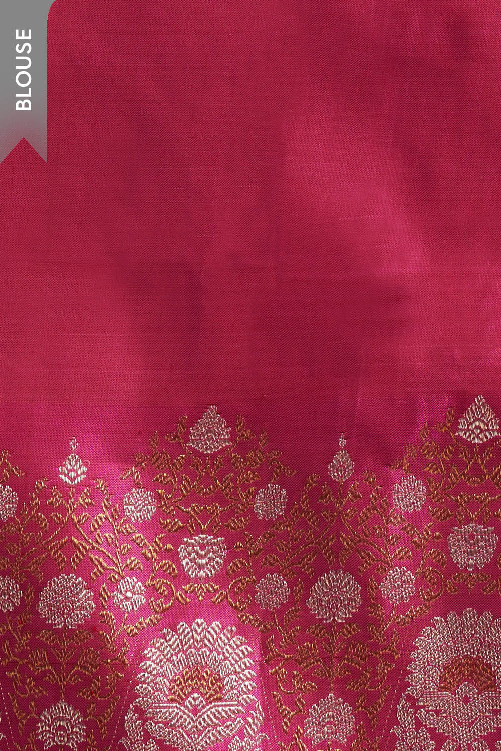 Red Woven Pure Silk Kanjivaram Saree image number null
