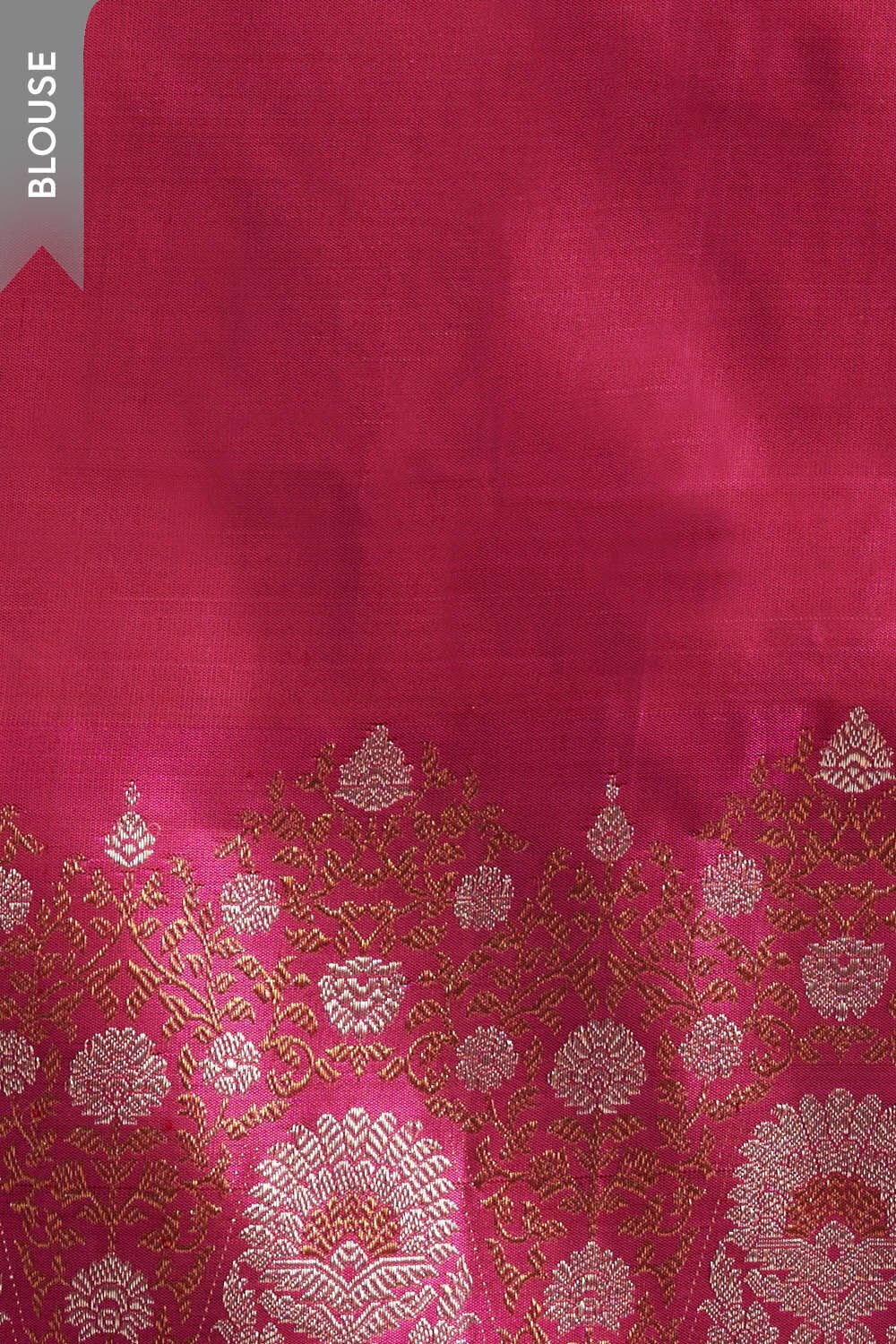 Red Woven Pure Silk Kanjivaram Saree image number null