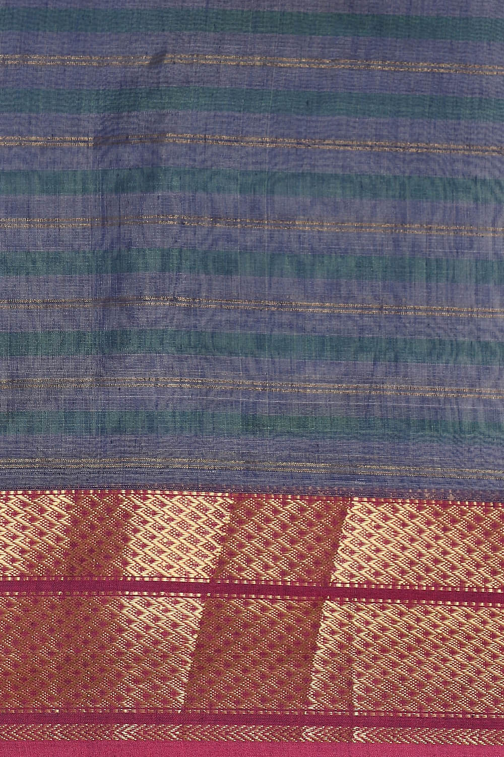 Light Blue Pure Silk Cotton Maheswari Saree image number null
