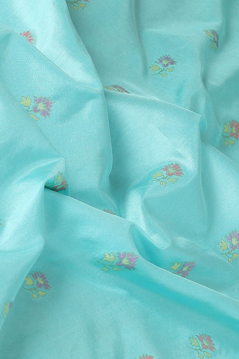 Light Blue Pure Silk Banarasi Saree image number null