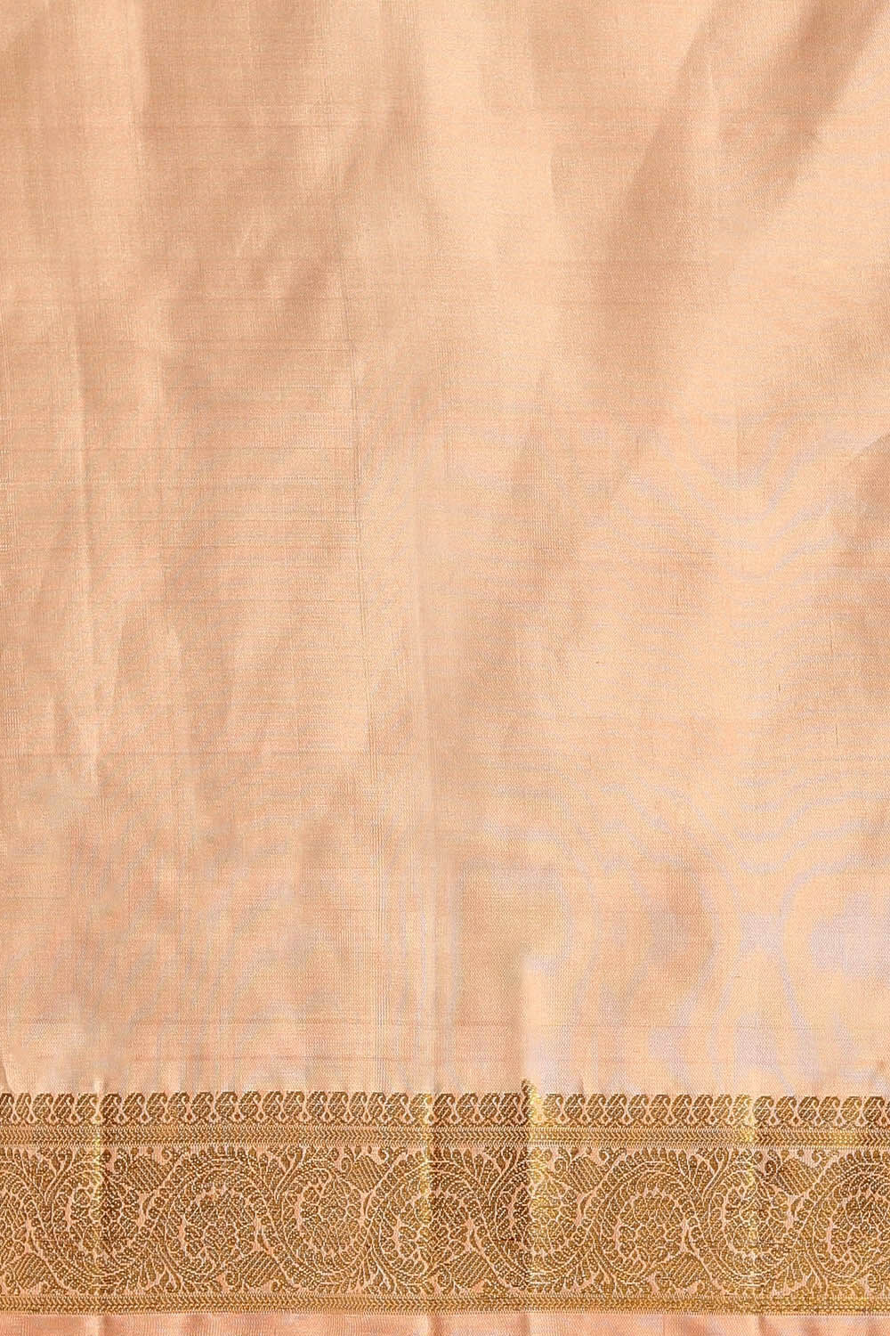 Light Orange Pure Silk Kanjivaram Saree image number null