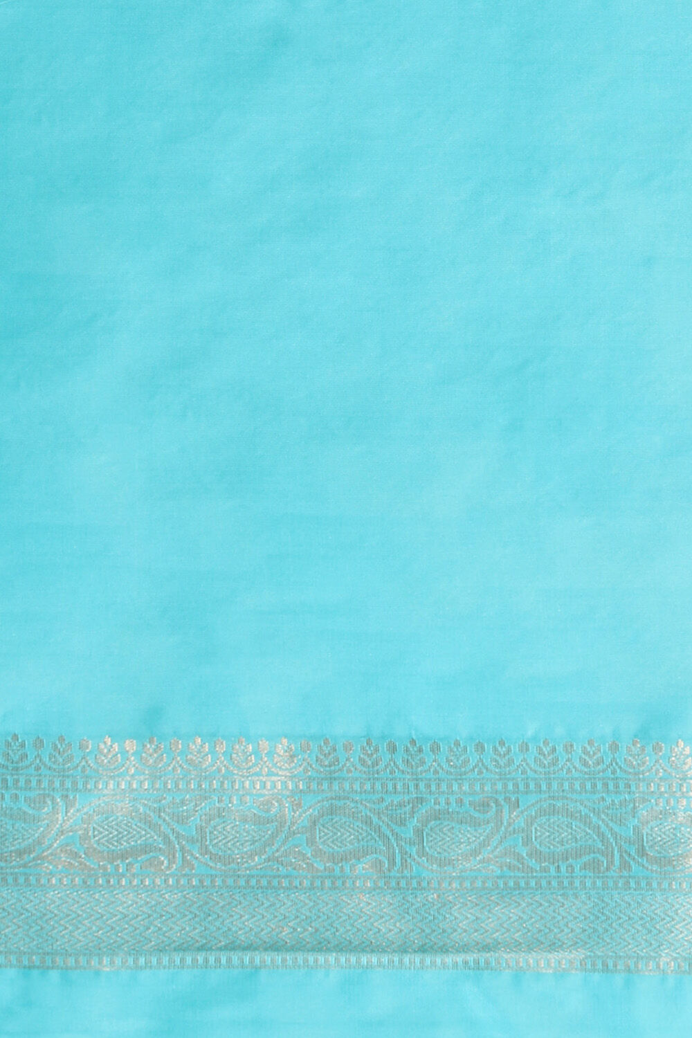 Light Blue Pure Silk Banarasi Saree image number null