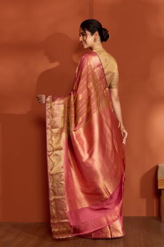 Brown Woven Apsara Silk Viscose Saree thumbnail image number null