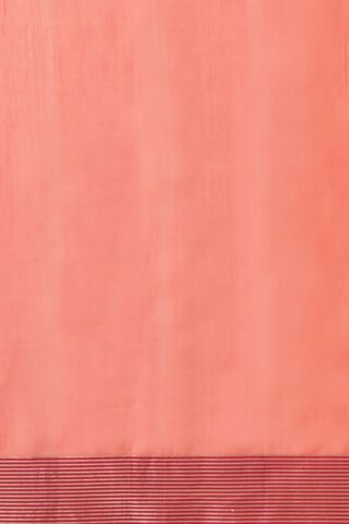 Peach Woven Pure Silk Cotton Chanderi Saree thumbnail image number null