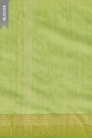 Green Woven Pure Silk Cotton Chanderi Saree thumbnail image number null