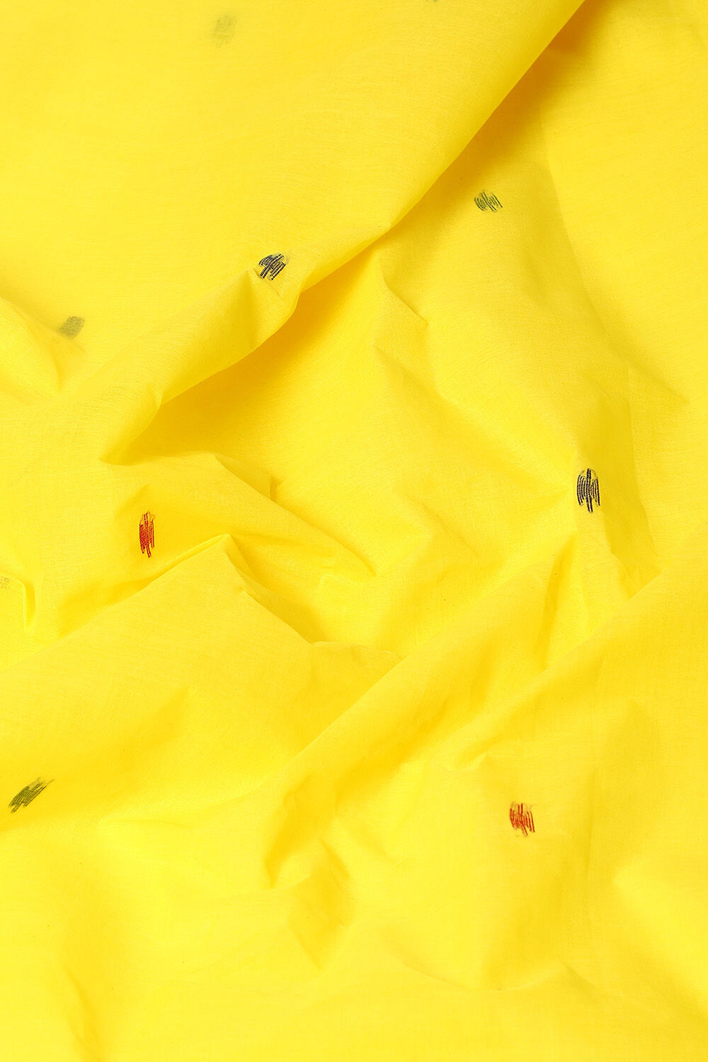 Dark Yellow Pure Cotton Bengal Saree image number null