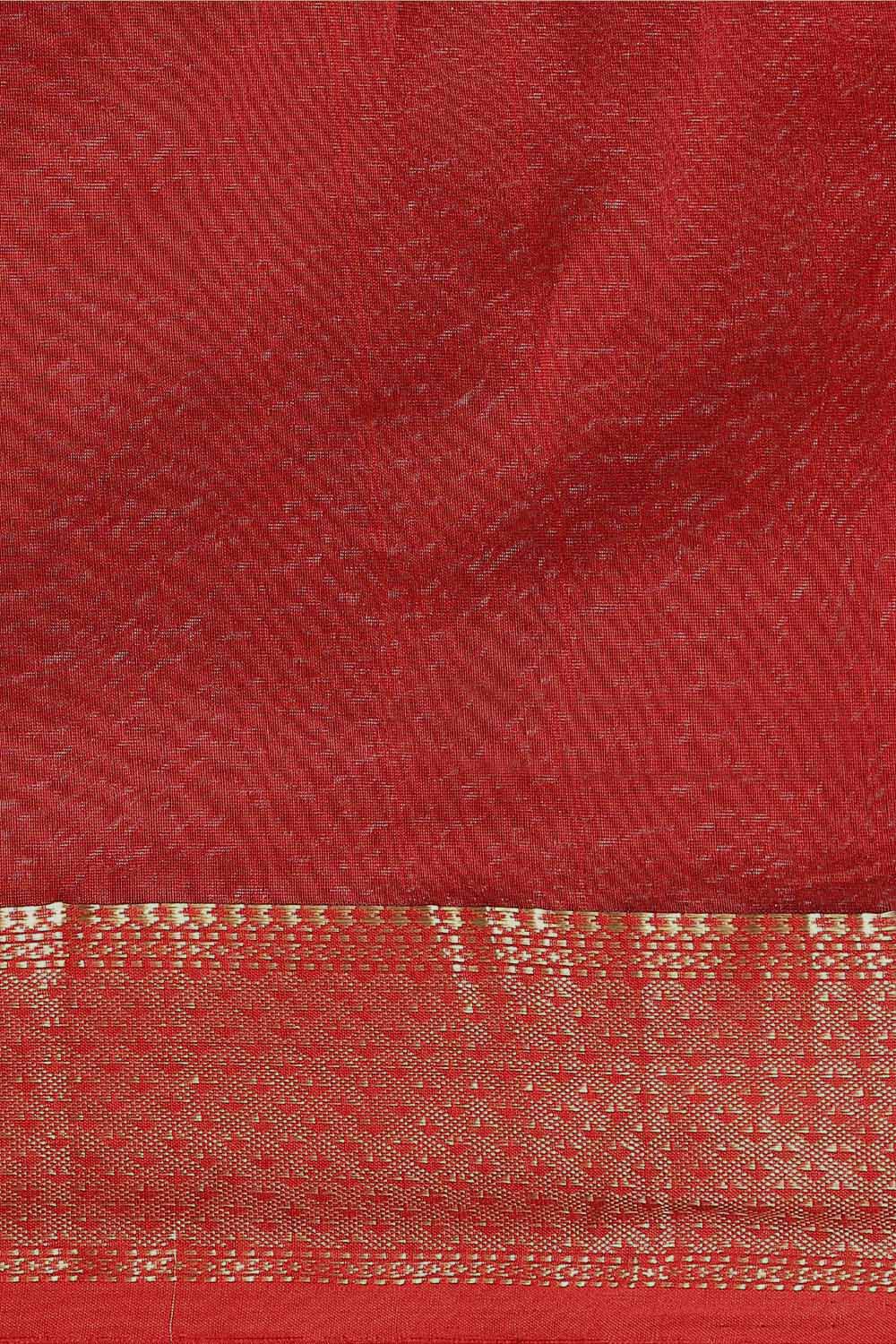 Grey Pure Silk Cotton Maheswari Saree image number null