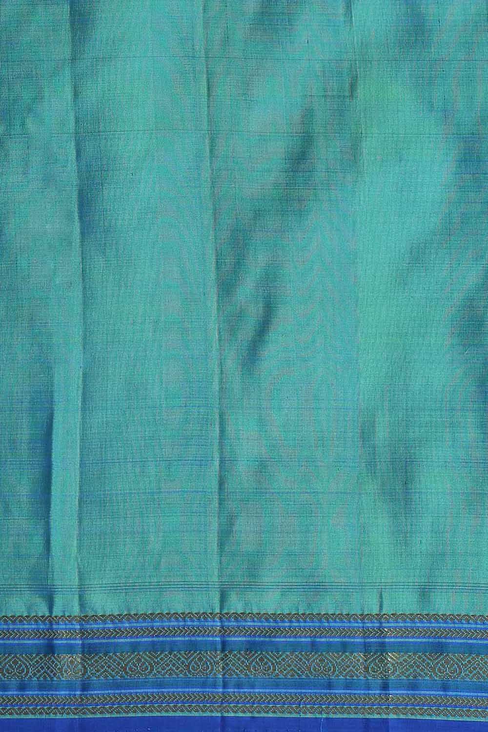 Blue Pure Silk Kanjivaram Saree image number null
