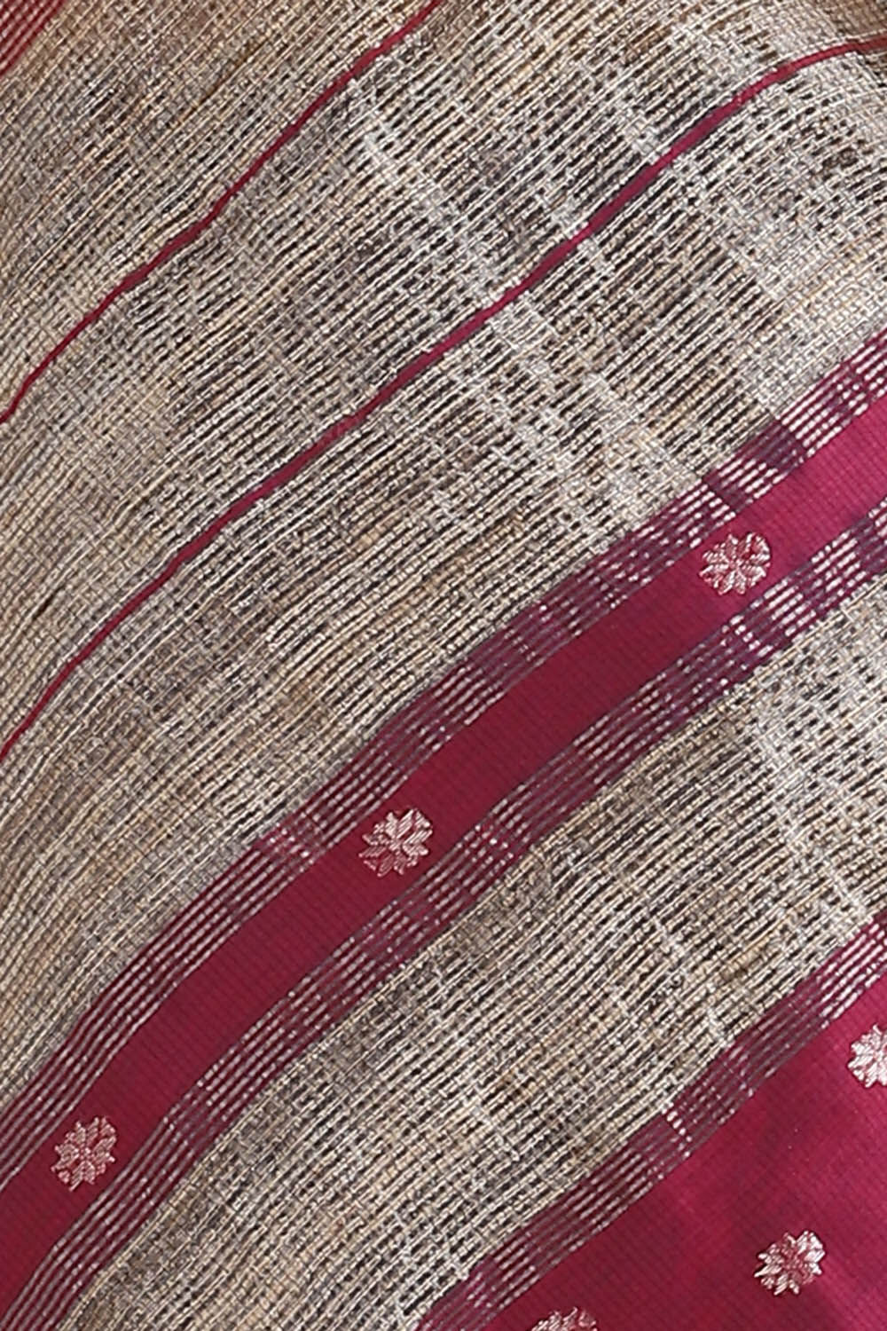 Dark Blue Pure Silk Cotton Maheswari Saree image number null