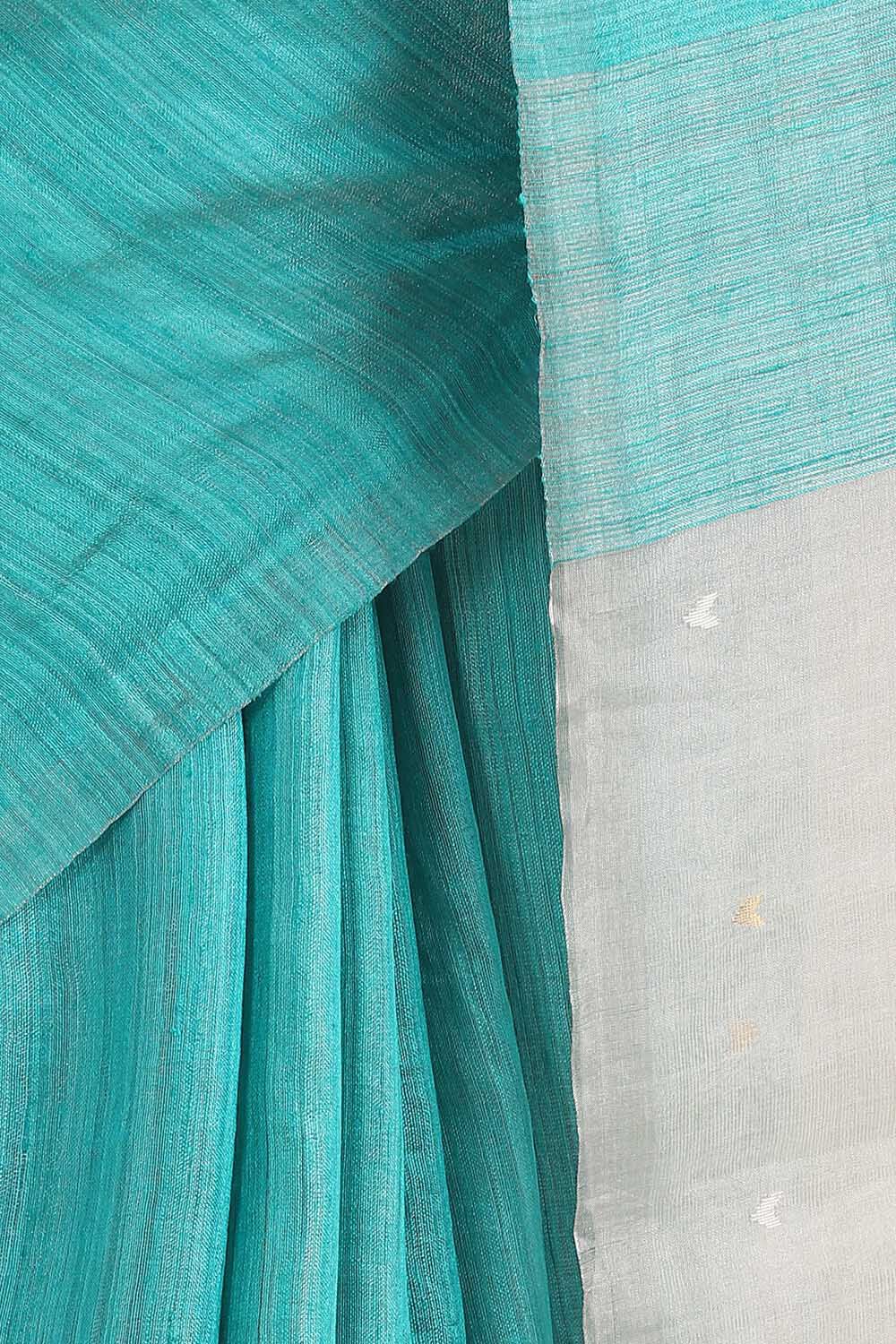 Light Green Pure Tissue Vanya Jamdani Saree image number null