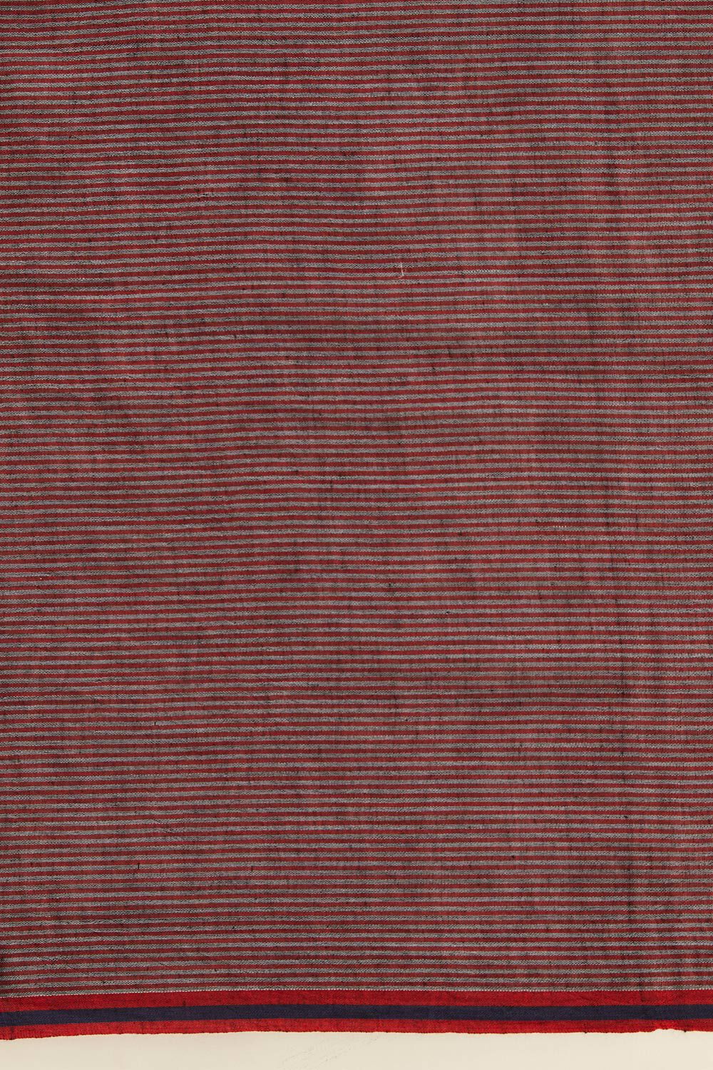 Grey Pure Cotton Jamdani Bengali Saree image number null