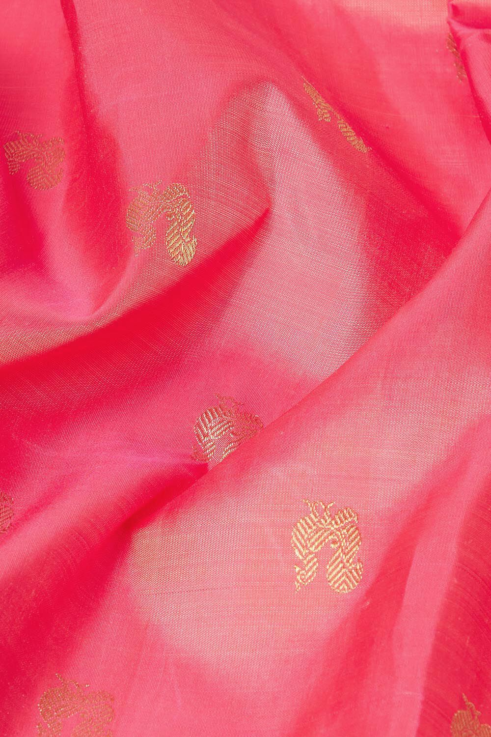 Pink Pure Silk Kanjivaram Saree image number null