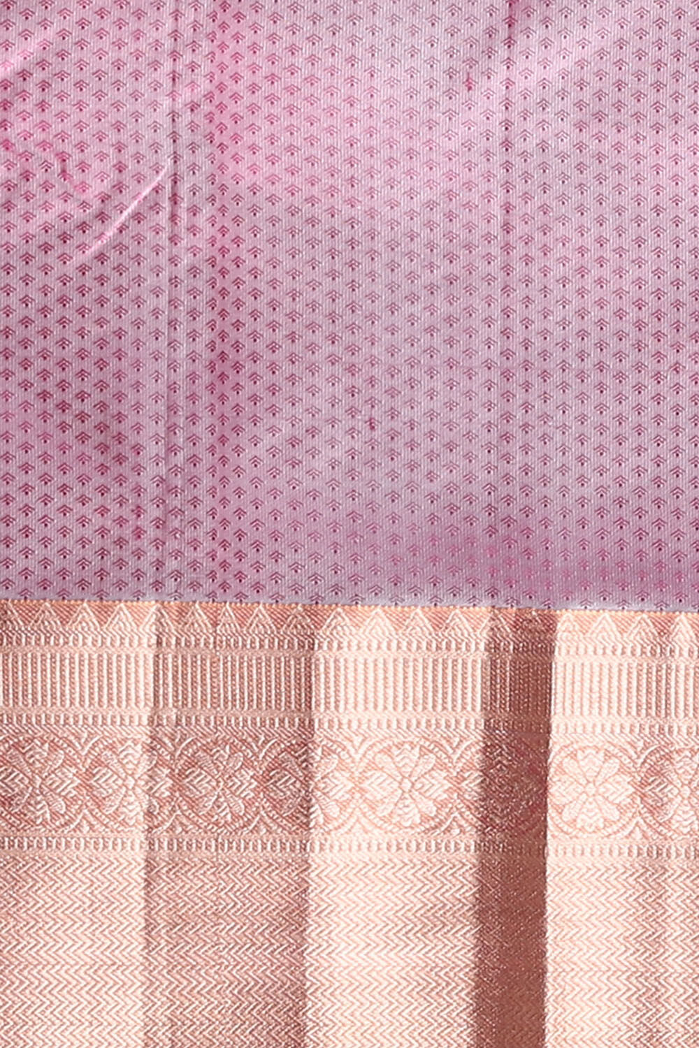 Light Pink Pure Silk Kanjivaram inspired Saree image number null