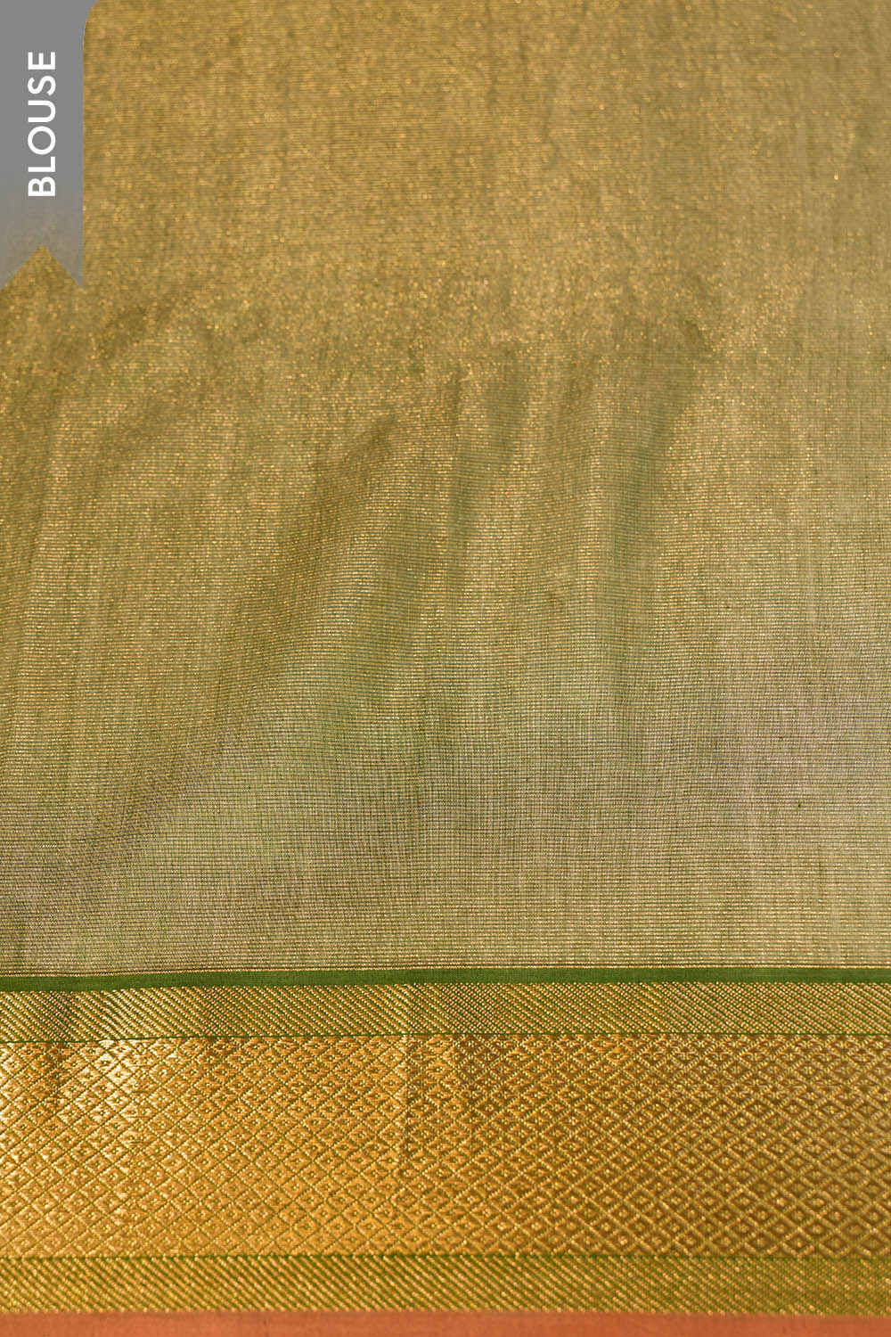 Light Green Woven Pure Tissue Cotton Maheshwari Saree image number null