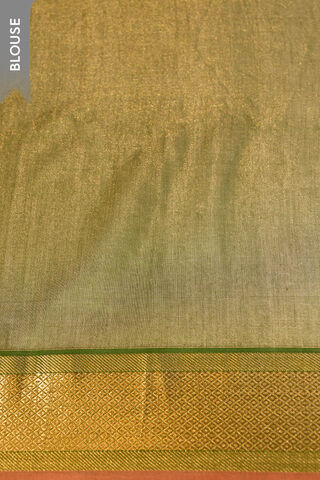 Light Green Woven Pure Tissue Cotton Maheshwari Saree thumbnail image number null